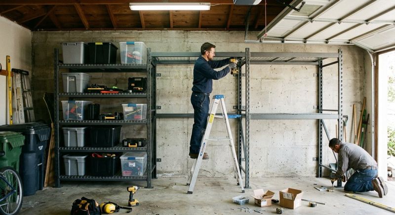 Garage Tool Rack Installation in Leesburg, VA